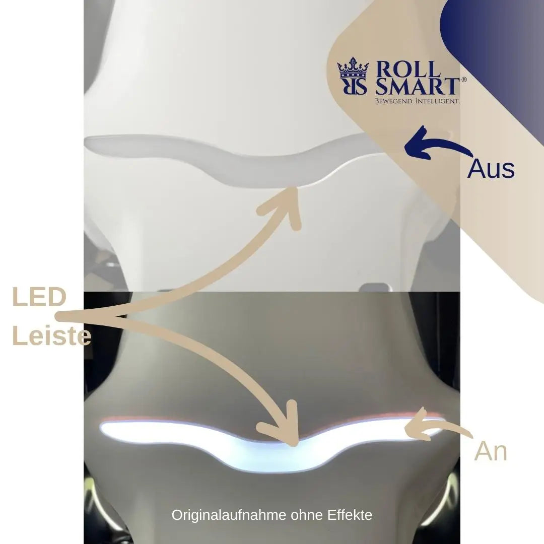 Roll smart® robooter elektrorollstuhl handsteuerung app,
