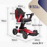 Roll smart evolift stufenlos höhenverstellbarer