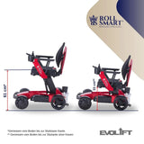 Roll smart evolift stufenlos höhenverstellbarer