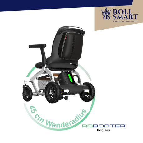 Roll smart robooter evolve elektrorollstuhl e40 leicht